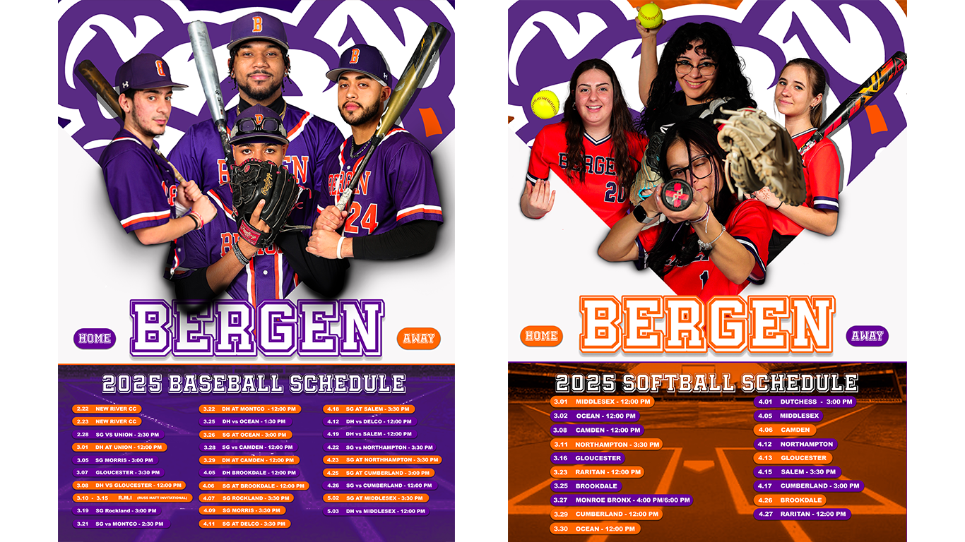 Baseball and softball poster