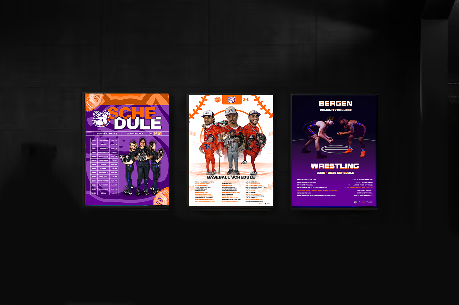 Basketball poster mockup