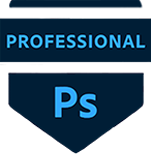 Adobe Photoshop certification badge
