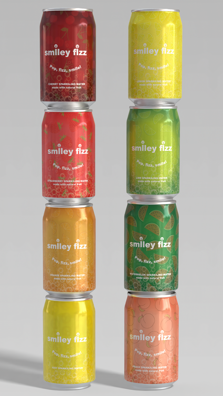 Smiley Fizz brand lineup